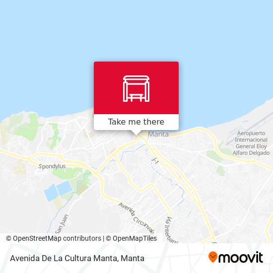 Mapa de Avenida De La Cultura Manta