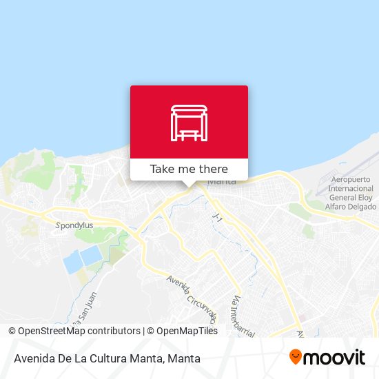 Mapa de Avenida De La Cultura Manta