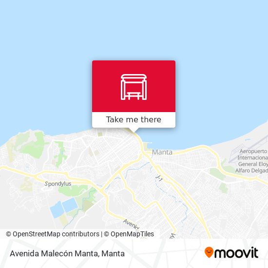 Avenida Malecón Manta map