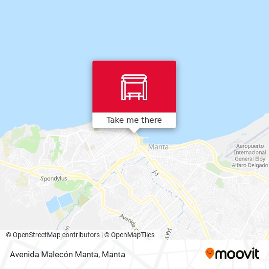 Avenida Malecón Manta map