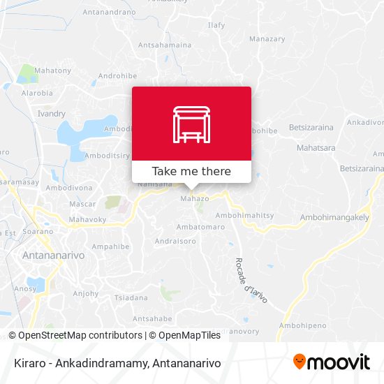 Kiraro - Ankadindramamy map