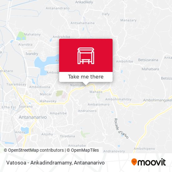 Vatosoa - Ankadindramamy map