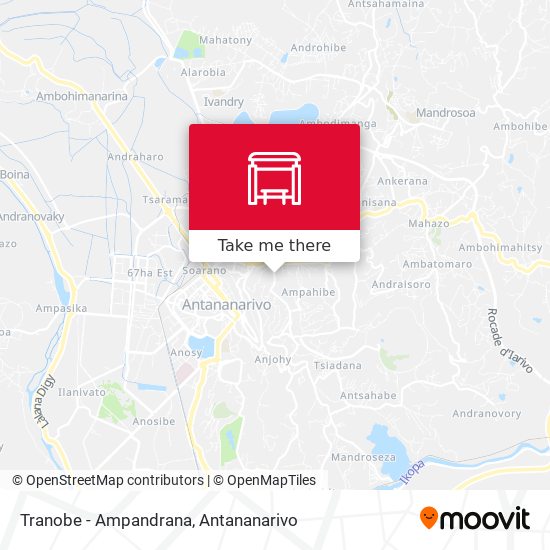 Tranobe - Ampandrana map
