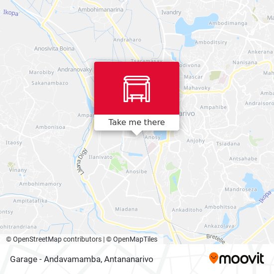 Garage - Andavamamba map