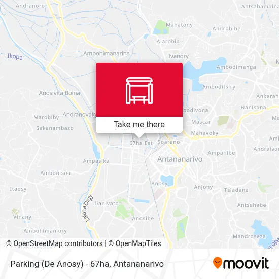 Parking (De Anosy) - 67ha map