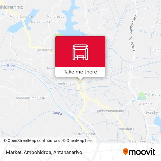Market, Ambohidroa map
