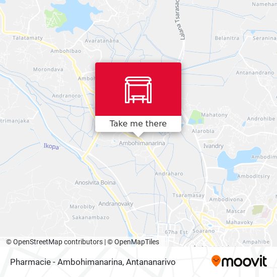 Pharmacie - Ambohimanarina map