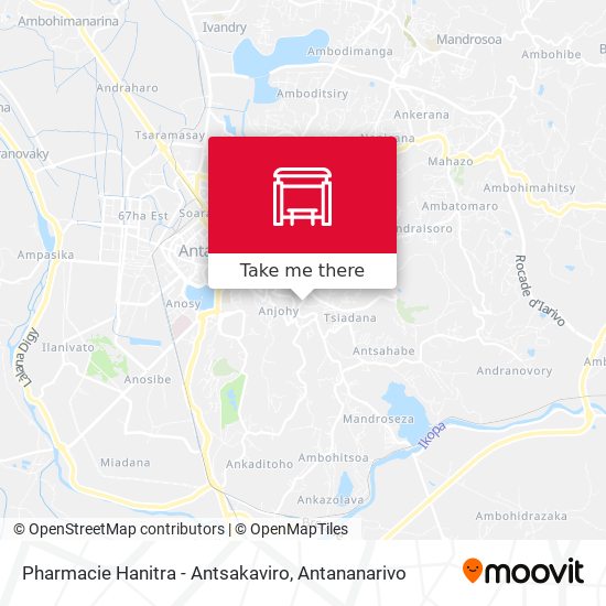 Pharmacie Hanitra - Antsakaviro map