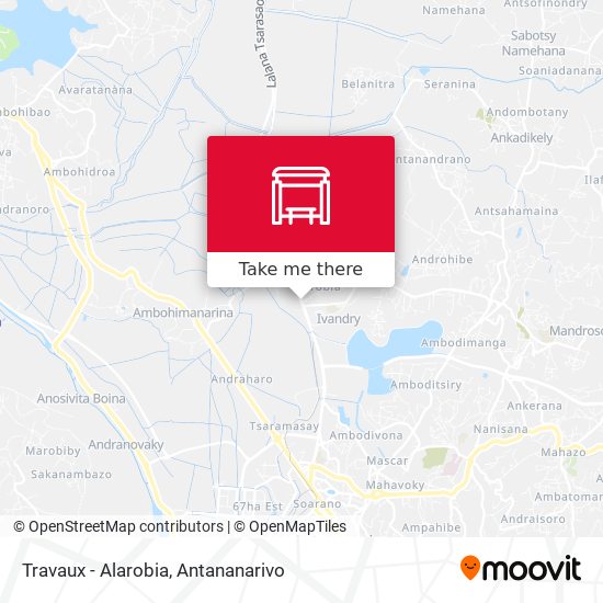 Travaux - Alarobia map