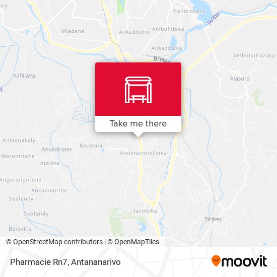 Pharmacie Rn7 map