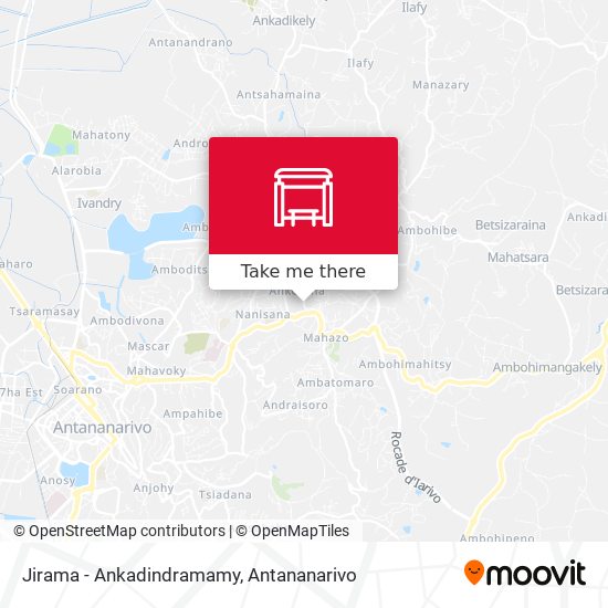 Jirama - Ankadindramamy map