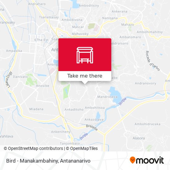 Bird - Manakambahiny map