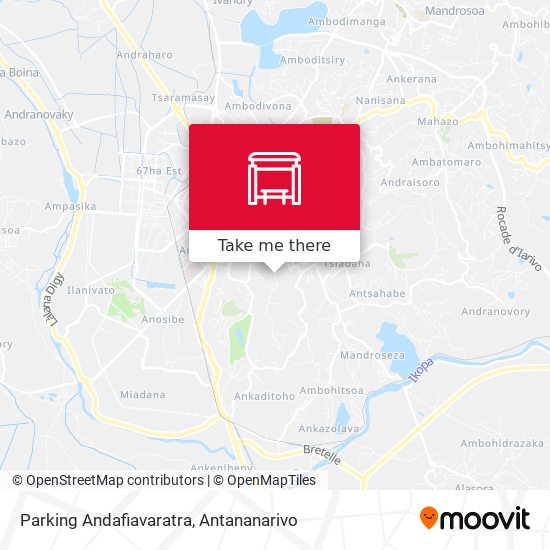 Parking Andafiavaratra map
