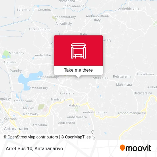 Arrêt Bus 10 map