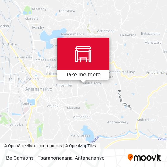 Be Camions - Tsarahonenana map