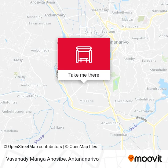 Vavahady Manga Anosibe map