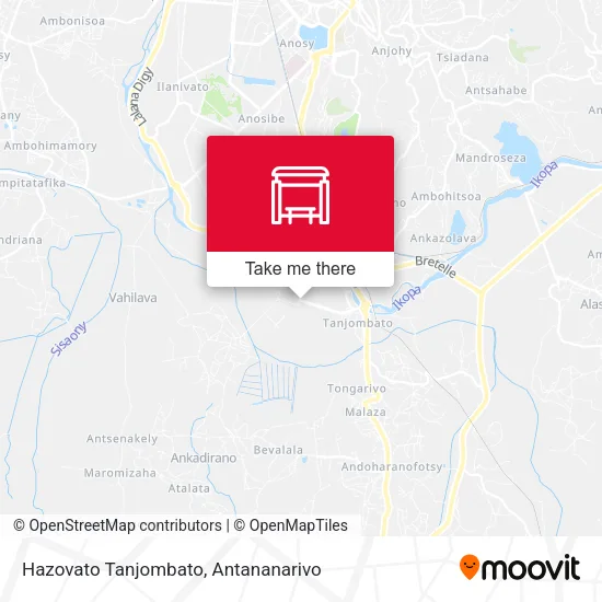 Hazovato Tanjombato map