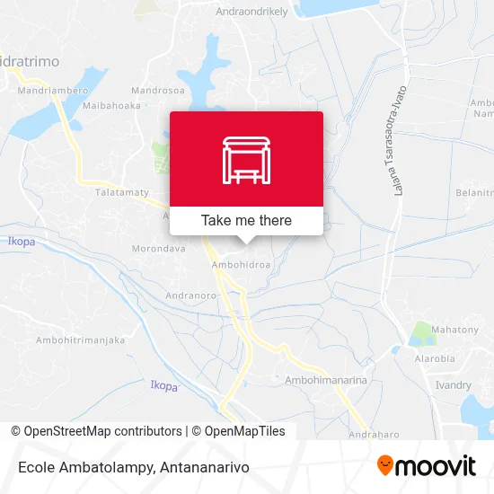 Ecole Ambatolampy map