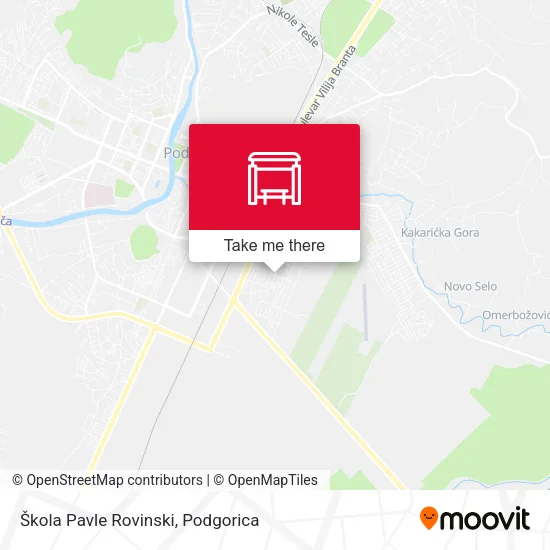 Škola Pavle Rovinski map