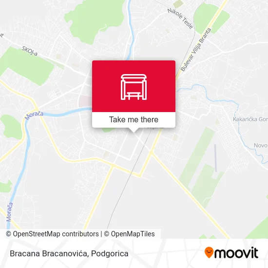 Bracana Bracanovića map