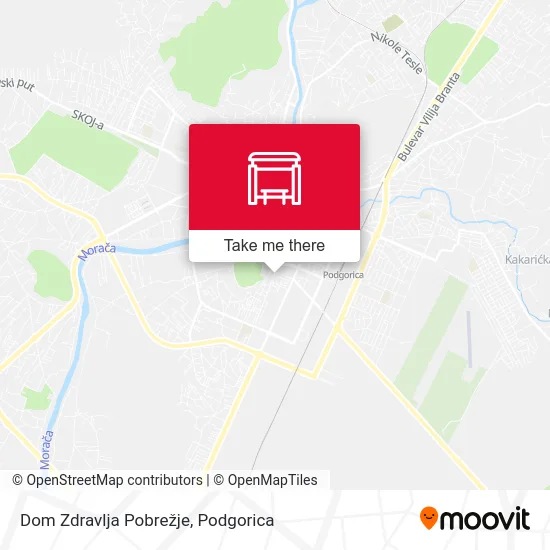 Dom Zdravlja Pobrežje map