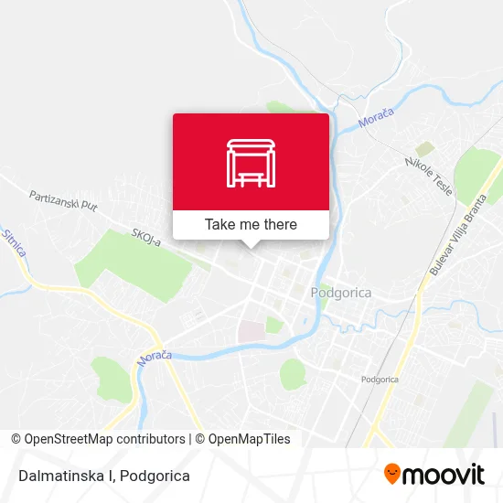 Dalmatinska I map