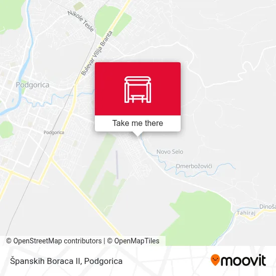 Španskih Boraca II map