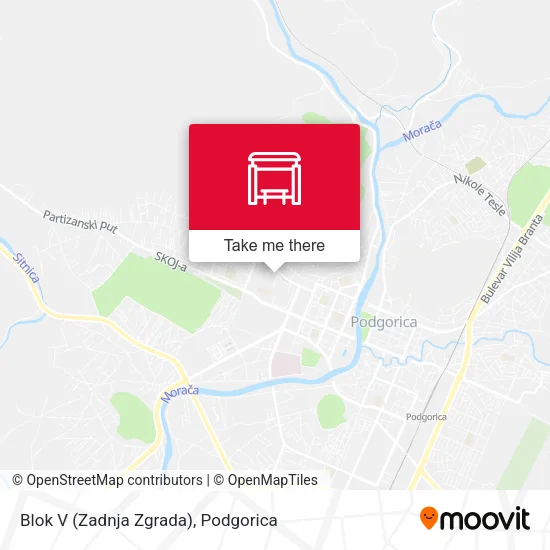 Blok V (Zadnja Zgrada) map