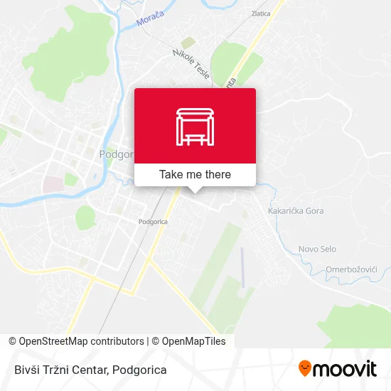 Bivši Tržni Centar map