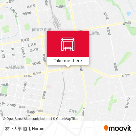 农业大学北门 map