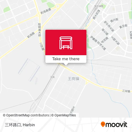 三环路口 map