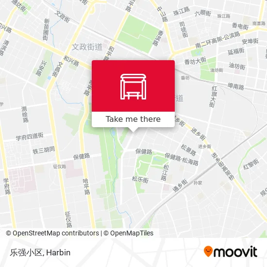 乐强小区 map