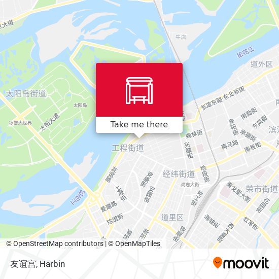 友谊宫 map