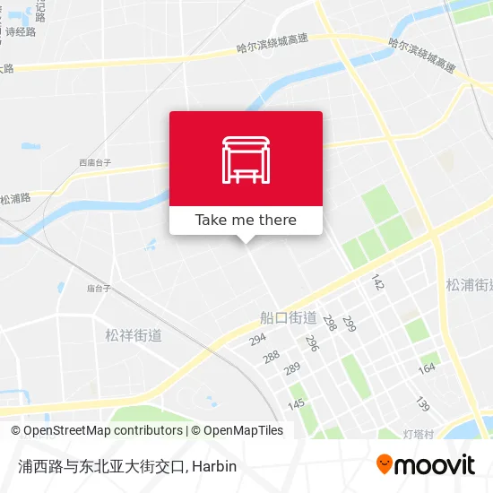 浦西路与东北亚大街交口 map
