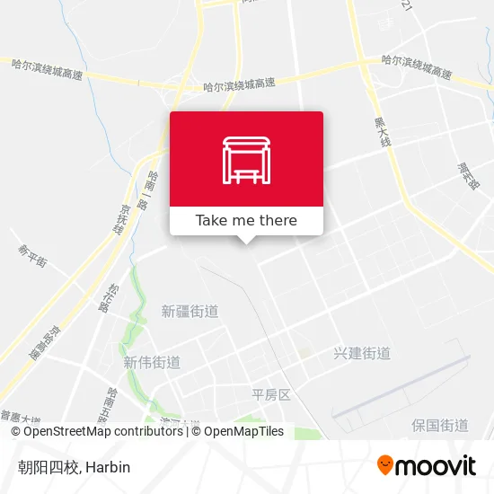 朝阳四校 map