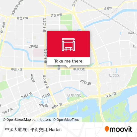 中源大道与江平街交口 map