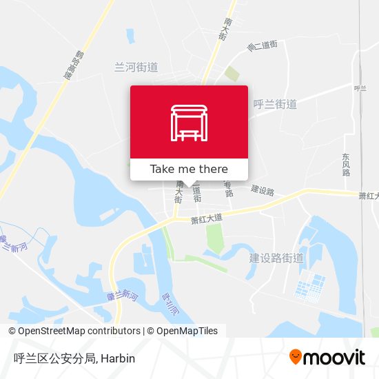 呼兰区公安分局 map