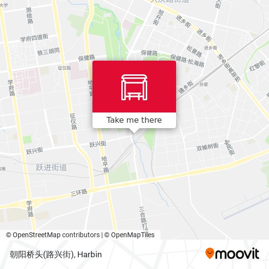 朝阳桥头(路兴街) map