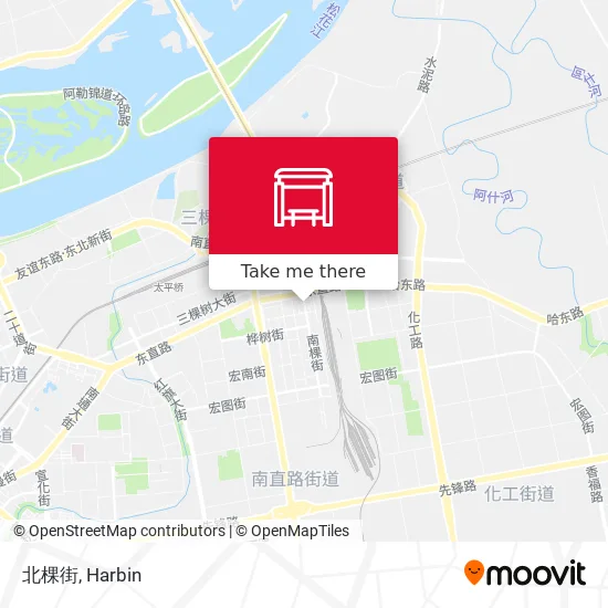 北棵街 map