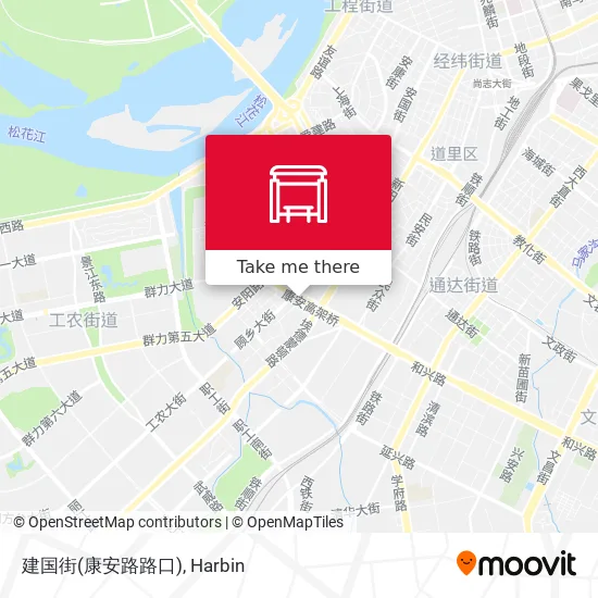 建国街(康安路路口) map