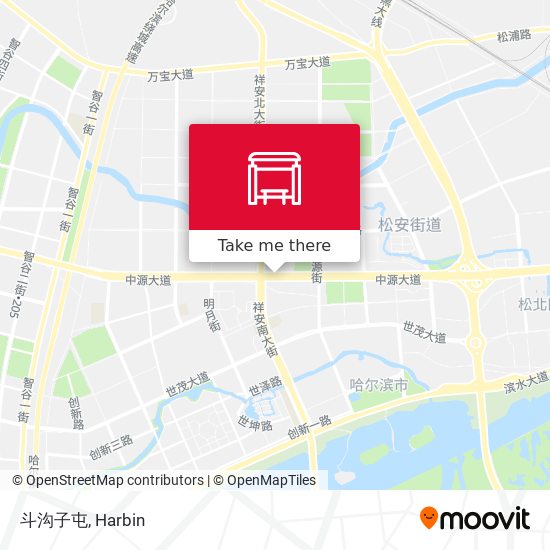 斗沟子屯 map