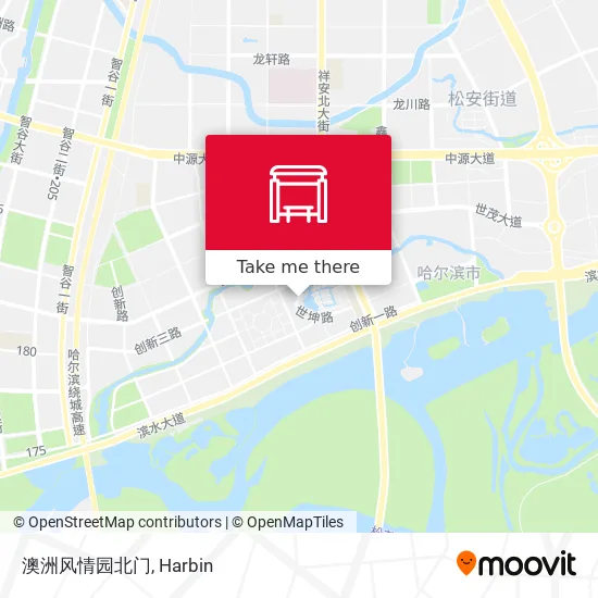 澳洲风情园北门 map