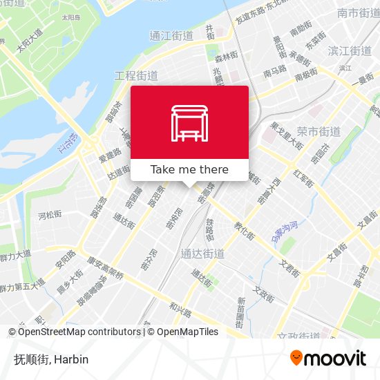 抚顺街 map