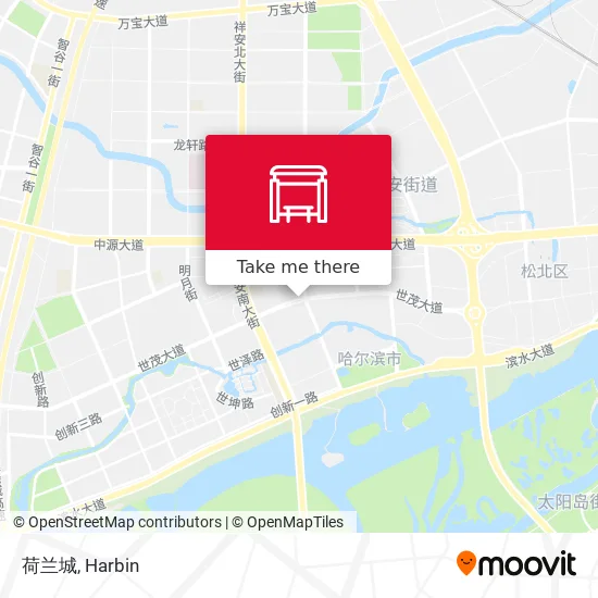 荷兰城 map