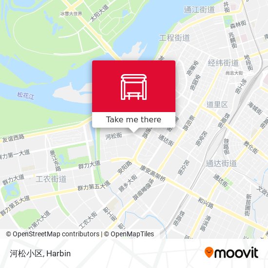 河松小区 map