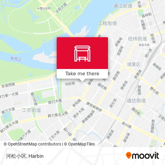 河松小区 map