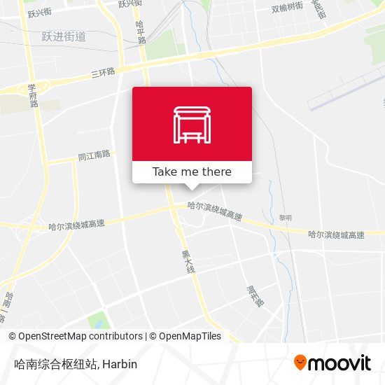 哈南综合枢纽站 map