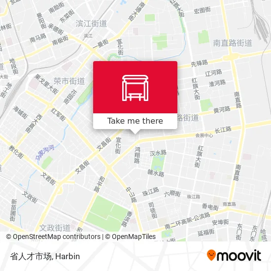 省人才市场 map