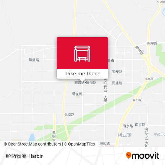哈药物流 map
