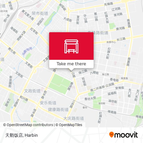 天鹅饭店 map